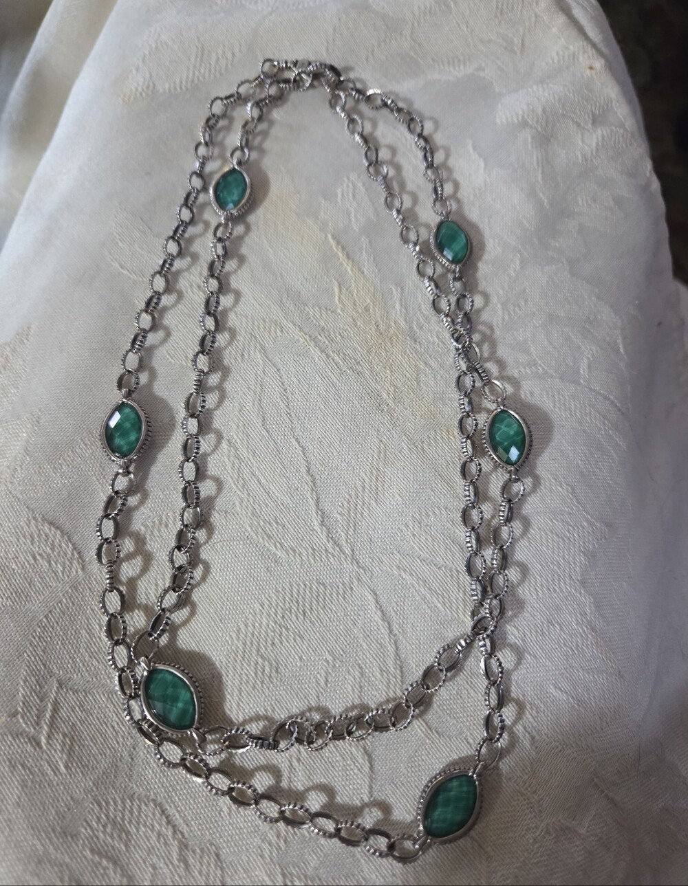 LAGOS Venus Malachite Doublet Necklace, Sterling Silver, 36 Inches